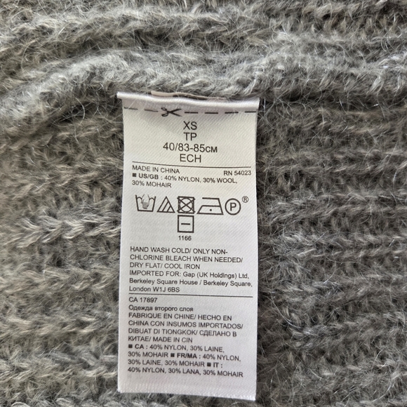 Banana Republic Heritage Collection Mohair Blend Cardigan Size XS - Picture 4 of 5